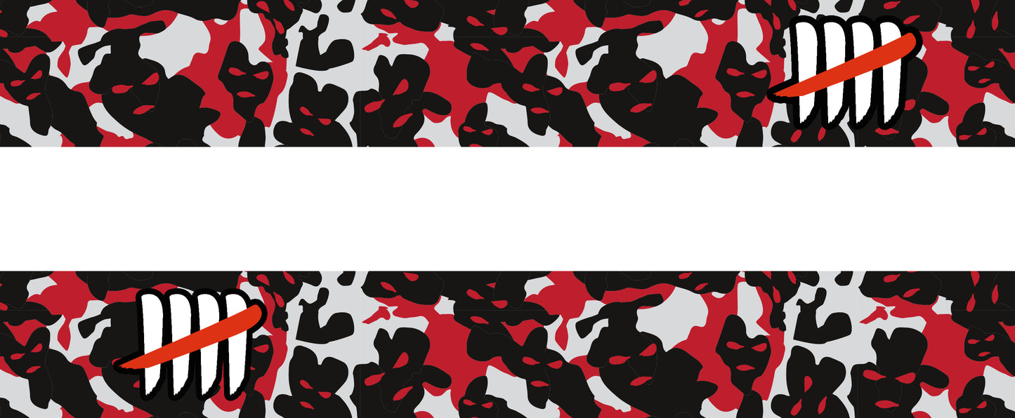 EOTS Woven Strap - Gang Camo Red (Classic Hash)
