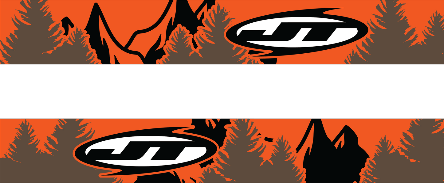 JT Woven Strap - Orange Treeline