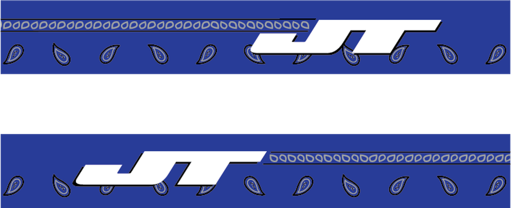 JT Woven Strap - Blue Bandana