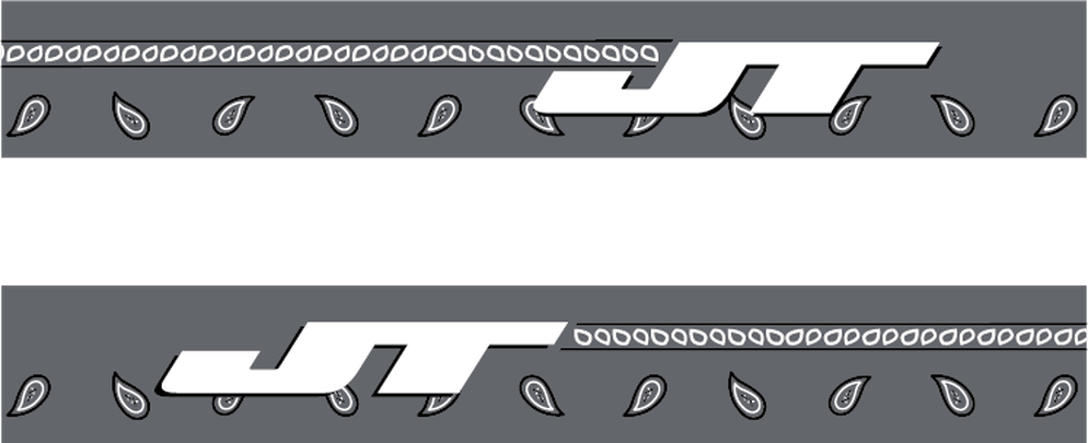 JT Woven Strap - Grey Bandana
