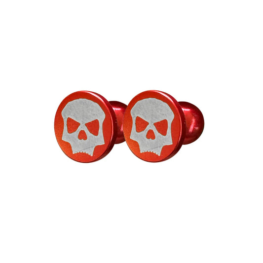 Infamous - Skull Plugs Red