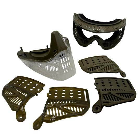 JT REVO2 - Olive/Clear Skirt/Ear/Ear + Thin Combo