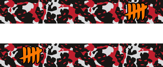 EOTS Woven Strap - Gang Camo Red (Pumpkin Hash)