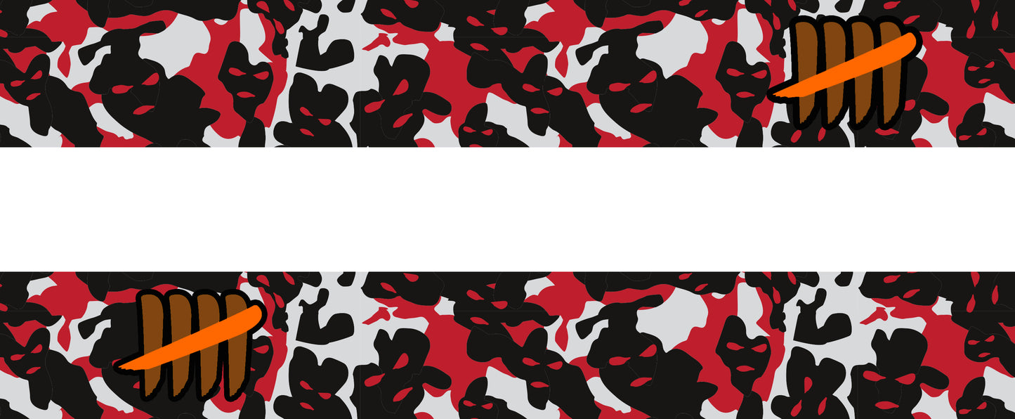 EOTS Woven Strap - Gang Camo Red (Autumn Hash)