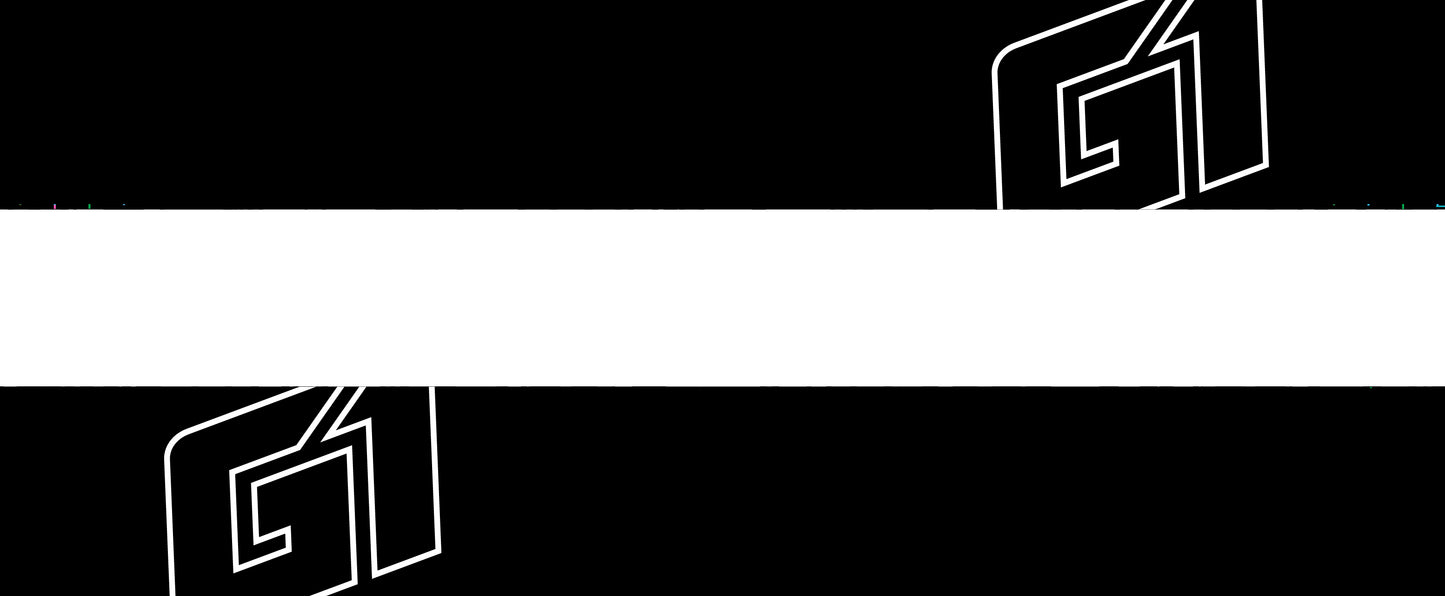 G1 Woven Strap - Blacked Out White Logo